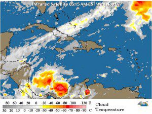 Condiciones del tiempo para este miércoles.