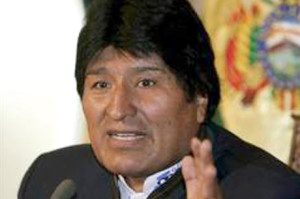 Evo Morales vis