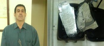 Apresna italiano con paquetes de coca