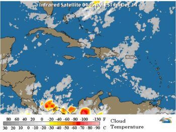 Meteorología advierte sobre posibles lluvias este viernes