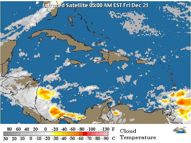 Meteorología pronóstica aguaceros sobre el Este y Noreste