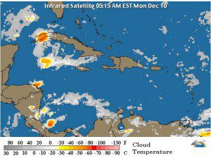 Lluvias para este lunes.