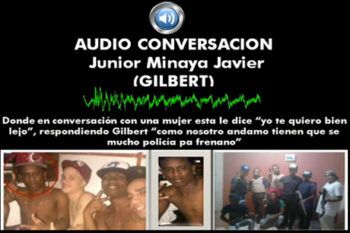 Policía publica grabaciones de Gilbert con presuntos cómplices