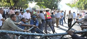 Disturbios en el PRD 92