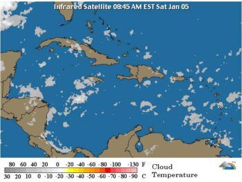 Pocas lluvias en las próximas 24 a 48 horas