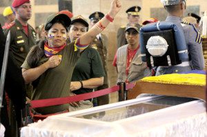 Feretro de Chavez
