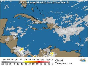 Lluvias débiles para este lunes, informa Meteorología