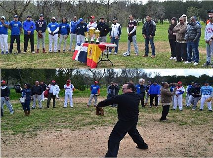 Dominicanos inauguran séptimo torneo de Softbol categoría B en Madrid