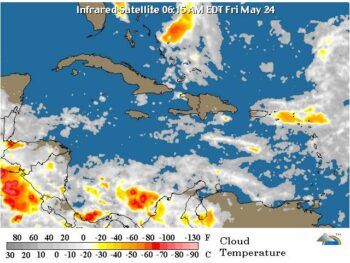 Lluvias disminuirán este viernes; se espera otra vaguada este fin de semana