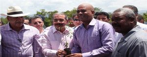 Danilo y Martelly reforestan 6