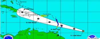 «Chantal» mantiene su fuerza y pone en alerta a RD y Haití