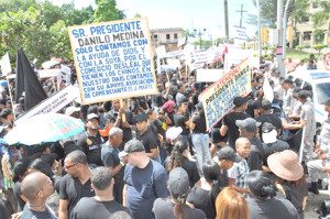 Comerciantes protestan 29