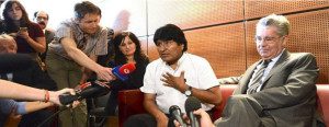Evo Morales en Viena