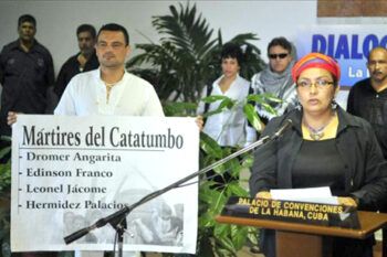 Las FARC plantean que el Ejército y la Policía sean fuerzas para la paz en Colombia