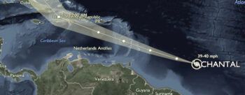 «Chantal» cruzará hoy Antillas menores y alcanzará el este del Caribe