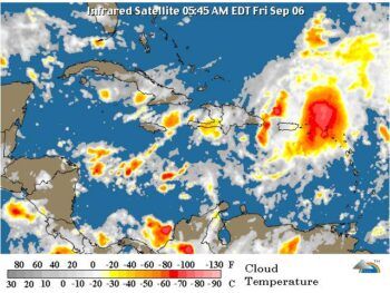 Meteorología disminuye niveles de alerta; Gabrielle se degradó, es zona de baja presión