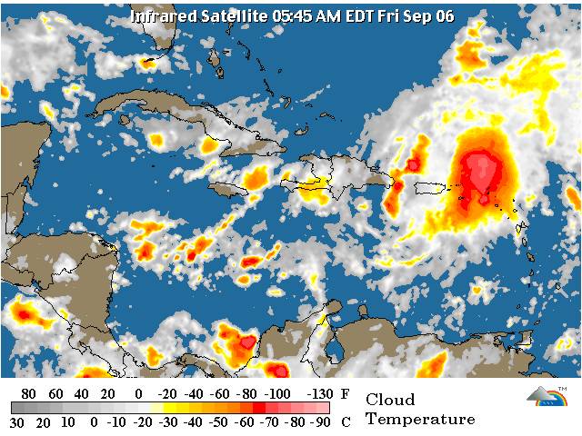 Meteorología disminuye niveles de alerta; Gabrielle se degradó, es zona de baja presión