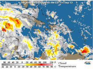 Tiempo para este viernes.
