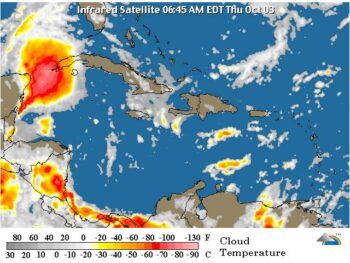Temperaturas estarán agradables; vaguada incide sobre RD