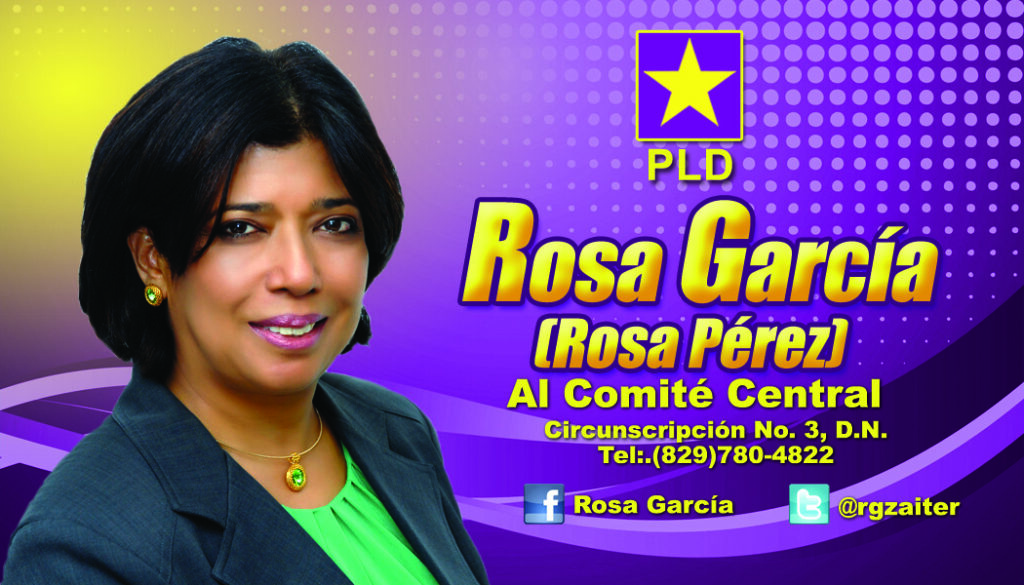 Rosa García al Comité Central PLD