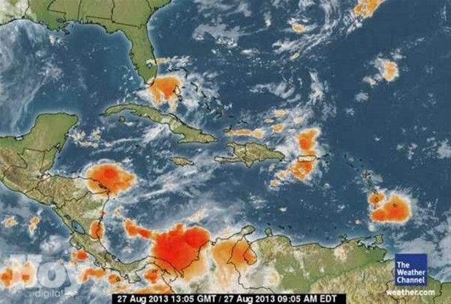 Prevén que en 48 horas disturbio tropical podría convertirse en ciclón