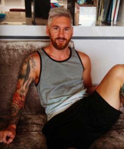 Lionel Messi: ahora es rubio