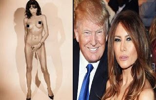 Periódico abre su portada con fotos desnuda de Eposa de Donald Trump