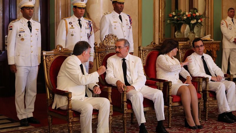 Danilo Medina recibe cartas credenciales de cuatro nuevos embajadores