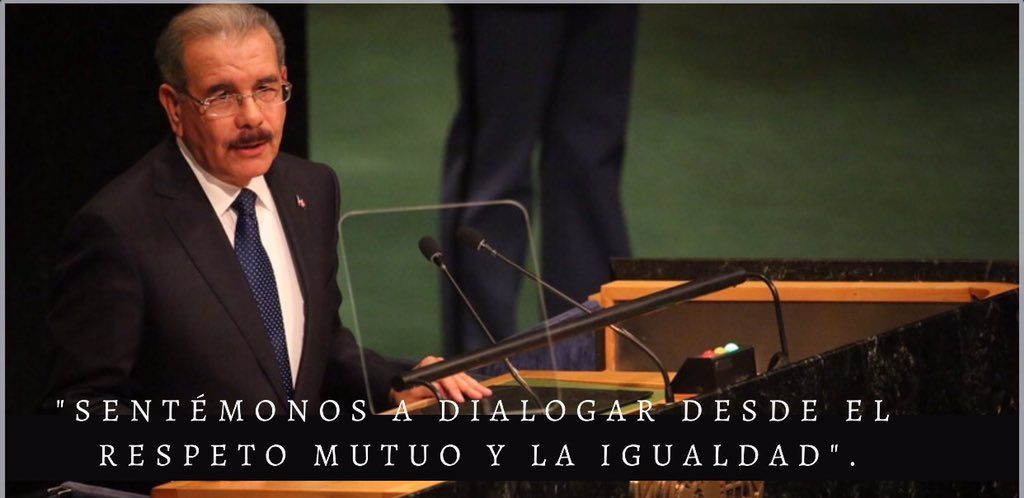Danilo Medina dice en «ocasiones los países grandes caen en la hipocresía”