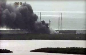 La Agencia Espacial de Estados Unidos (NASA) explicó que la explosión se produjo durante una prueba de un cohete.