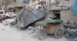 Situación de los civiles tras los bombardeos. 