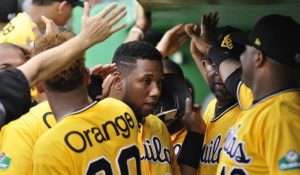 Jugadores de las Águilas. 