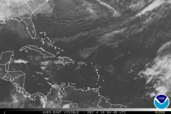 Este lunes vaguada estará sobre la República Dominicana