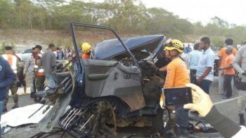 Cinco muertos y once heridos en accidente en SFM
