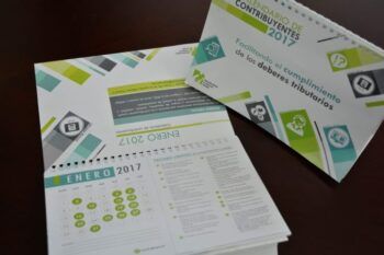 Lanzan “Calendario del Contribuyente 2017”