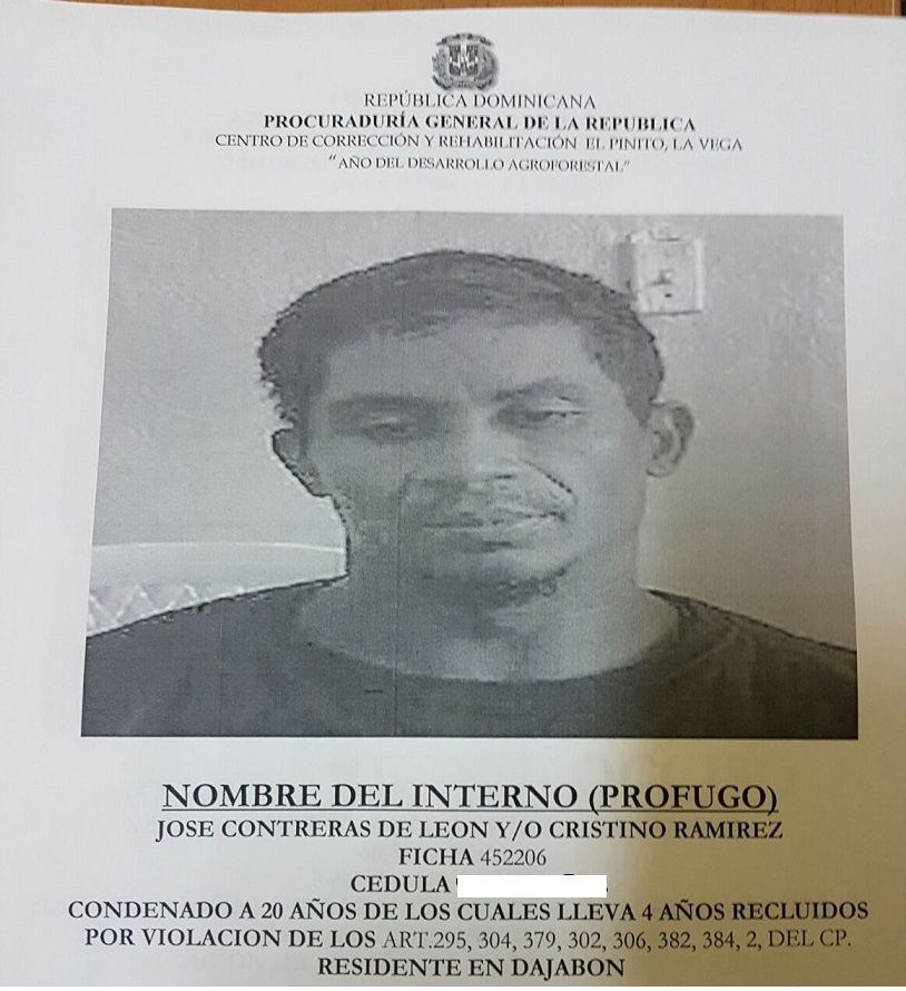 Muere interno al intentar fugarse ende cárcel en La Vega