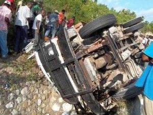20 muertos en Haití durante accidente de transito