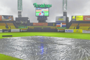 Suspenden por lluvia juego Gigantes-Águilas en el estadio Cibao