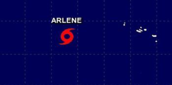 Se forma “Arlene” primera tormenta tropical de este año