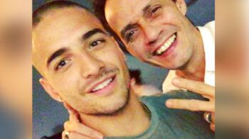 Marc Anthony besa a Maluma