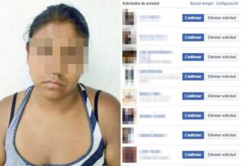 Mujer conoce joven a través de FB y lo asesina
