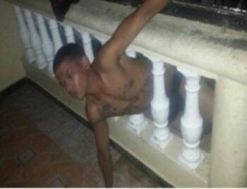 Intenta robar en una casa y queda atrapado