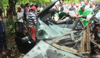 Fatal accidente con un saldo de tres muertos y seis heridos en Fantino.