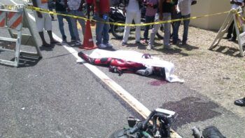 Terrible accidente se produjo en la carretera principal, Cabarete, Sosua. Deja un muerto