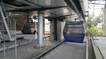 Teleférico de Santo Domingo avanza en un 70%