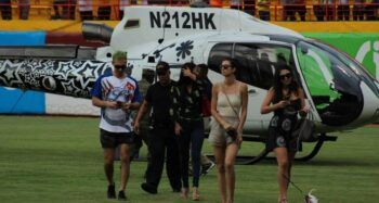 Karim Abu Naba’a en problema con el IDAC por aterrizaje en el Estadio Cibao