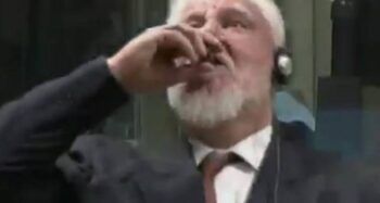 Hombre toma veneno frente al juez que lo condena a 20 años