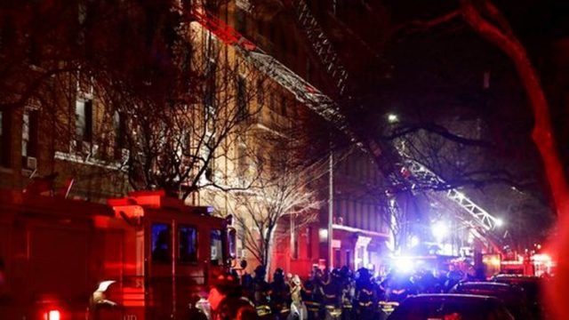 Doce muertos y varios heridos en NY tras incendio en edificio