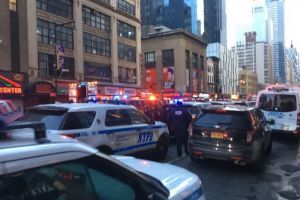 Explosión en estación de autobuses de Nueva York