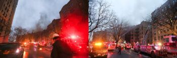 17 heridos en el Alto Manhattan tras fuego de un edificio